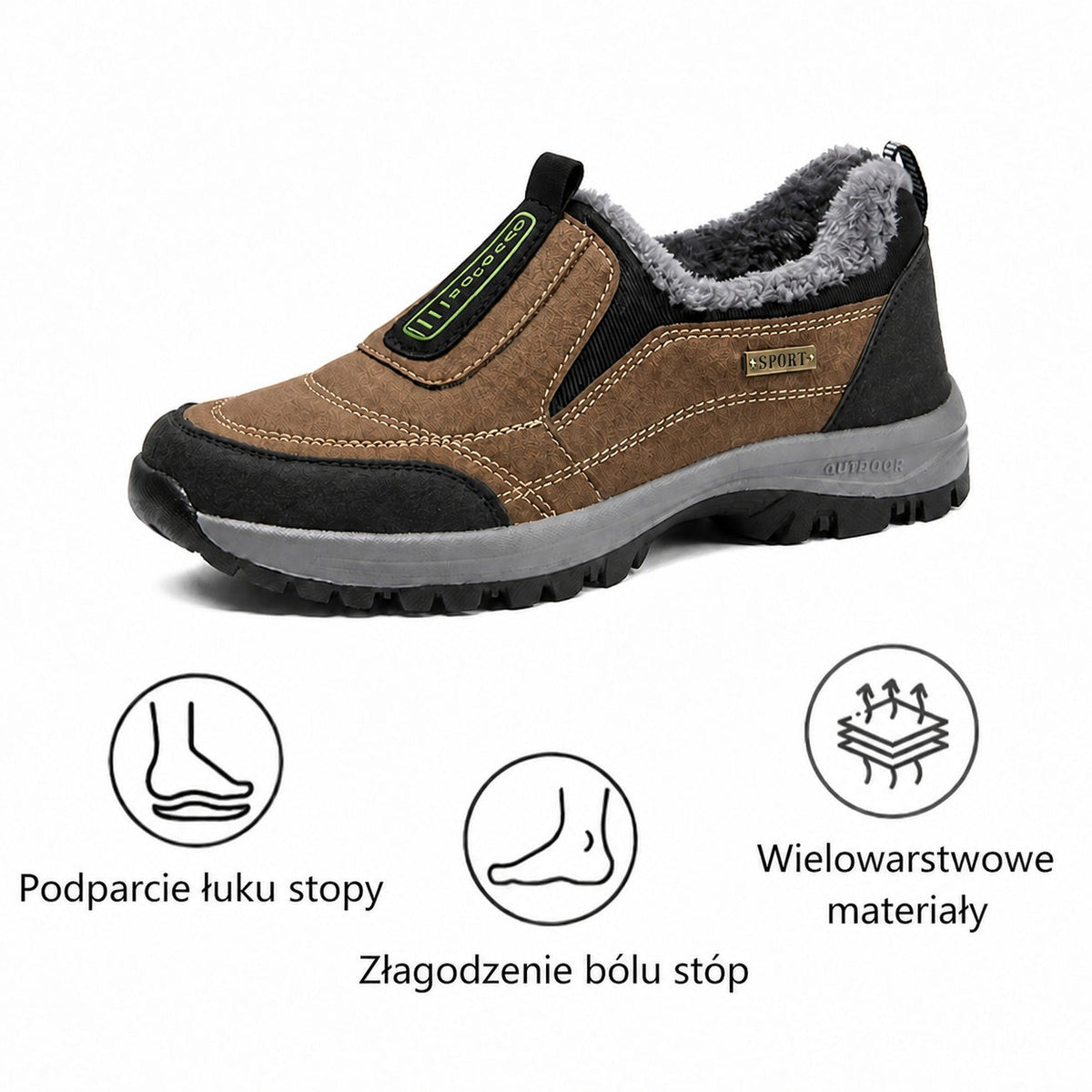 ⚡Časovo obmedzená zľava 70 % — Ergonomická ortopedická obuv — Úľava od bolesti nôh, chrbta a kĺbov — Unisex