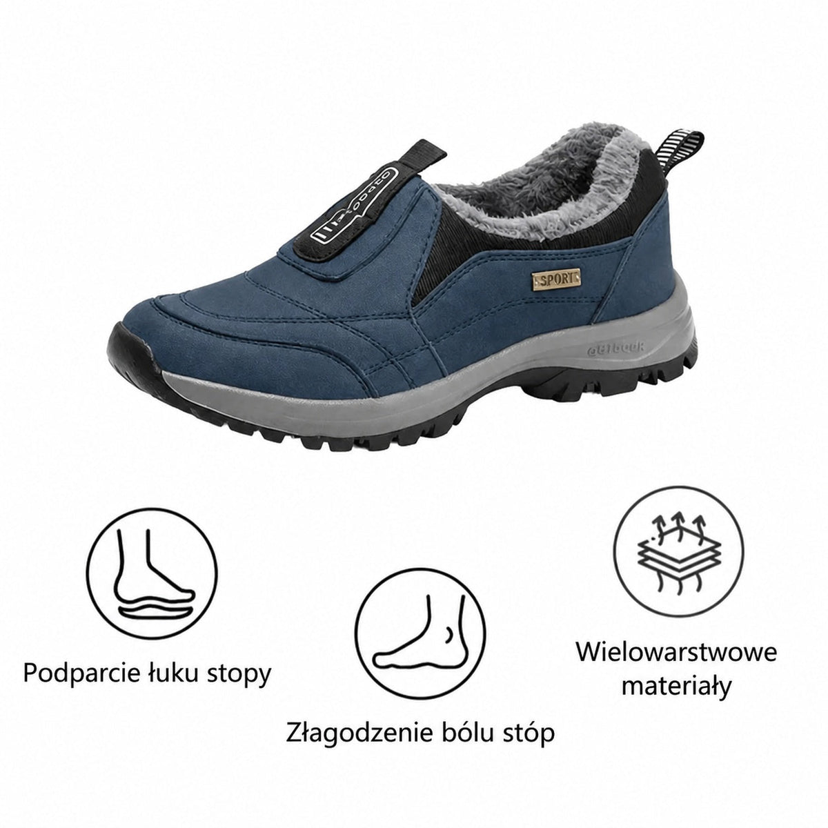 ⚡Časovo obmedzená zľava 70 % — Ergonomická ortopedická obuv — Úľava od bolesti nôh, chrbta a kĺbov — Unisex
