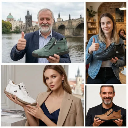 🔥 70% zľava | Prémiová ortopedická obuv, pravá koža | Poskytuje oporu klenby, zmierňuje bolesť a uľahčuje chôdzu | Vhodná pre mužov aj ženy.