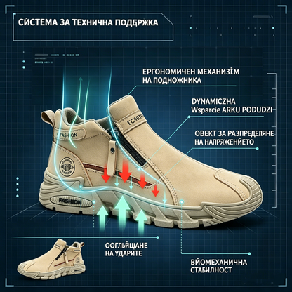 【⏰70% отстъпка днес! Не пропускайте!】Ергономично проектирани ортопедични обувки за ходене, абсорбиращи ударите✅️Здравословни ортопедични обувки, създадени специално за европейски мъже.