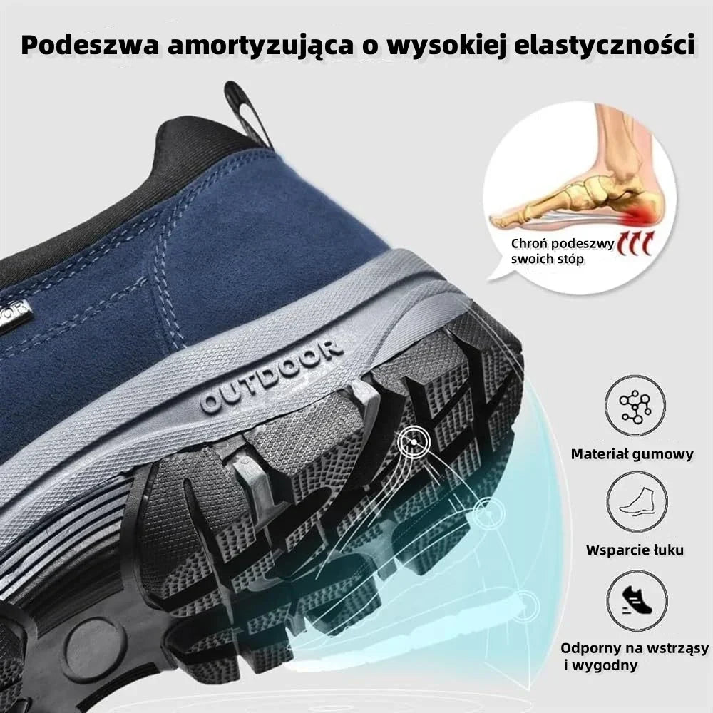 🔷70% zľava dnes - Nenechajte si to ujsť! ⬛Novo navrhnuté ortopedické semišové topánky, mäkké, pohodlné, vodeodolné a protišmykové 🦶 Zmierňuje bolesť nôh