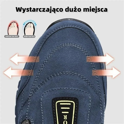 🔷70% zľava dnes - Nenechajte si to ujsť! ⬛Novo navrhnuté ortopedické semišové topánky, mäkké, pohodlné, vodeodolné a protišmykové 🦶 Zmierňuje bolesť nôh