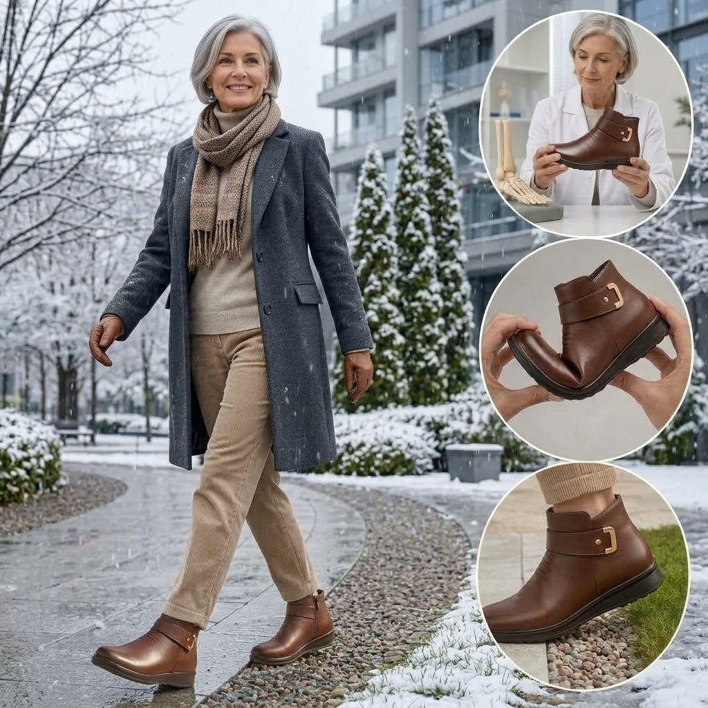 (🎉 Dnešná špeciálna ponuka: zľava 50 % – nenechajte si ju ujsť!) ⏰ Ergonomická ortopedická zimná obuv, ktorá účinne uľavuje od bolesti nôh, kolien a chrbta.