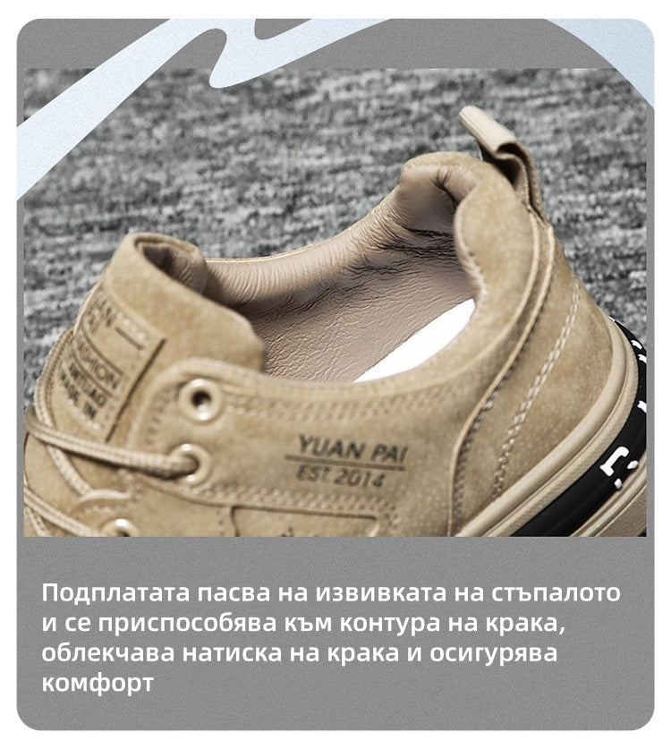 【⏰70% отстъпка днес! Не пропускайте!】Ергономично проектирани ортопедични обувки за ходене, абсорбиращи ударите✅️Здравословни ортопедични обувки, проектирани специално за европейски мъже